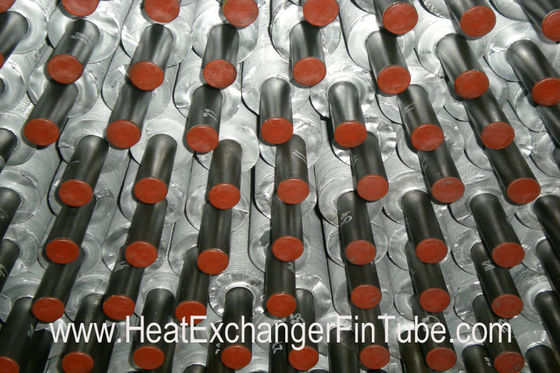 A214 CS รอยลาน Condenser อัด Fin Tube OD31.75mmX1.65mmWT