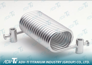OEM ทั้ง GR1 ไม่มีรอยต่อท่อไทเทเนียม GR2 ASTM B862 ไทเทเนียมสำหรับเชื่อมท่อแลกเปลี่ยนความร้อน