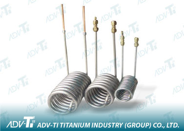 OEM ทั้ง GR1 ไม่มีรอยต่อท่อไทเทเนียม GR2 ASTM B862 ไทเทเนียมสำหรับเชื่อมท่อแลกเปลี่ยนความร้อน