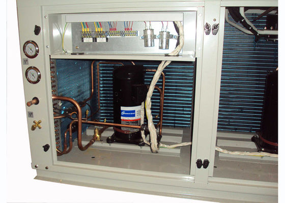 กลางแจ้ง Air Cooled เลื่อนคอมเพรสเซอร์คอนเดนซิ่งยูนิต Ducted แอร์แยก